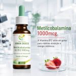 Metilcobalamina Vit B12 1000mcg Gotas 30ml: Saúde e Energia