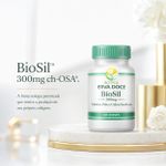 BioSil 300mg 30 caps Cabelo, Pele e Unhas Fortes e Saudáveis