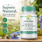 Oleo de Borragem 500mg 120 Doses