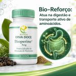 Bioperine 5mg - Potencializa Absorção de Nutrientes 60 Doses