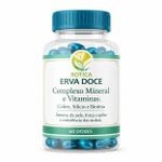 Complexo Mineral e Vitaminas: Cobre, Silício e Biotina 60 Doses