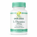 L-Theanina 200mg: Foco Sereno e Relaxamento Mental 60 Doses