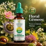 Floral de Bach Signos Gêmeos - Foco e Clareza Mental 30ml