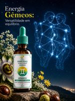 Floral de Bach Signos Gêmeos - Foco e Clareza Mental 30ml