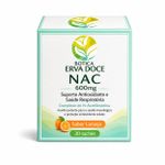 NAC N-Acetilcisteina  600mg –   30 sachês Laranja 