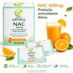 NAC N-Acetilcisteina  600mg –   30 sachês Laranja 