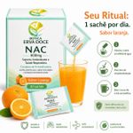NAC N-Acetilcisteina  600mg –   30 sachês Laranja 