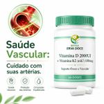Vitamina D3 2000UI + K2 100mcg -  Suporte Ósseo  60 Doses