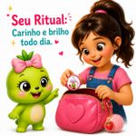Lip Balm Crescinha: Beijinho de Morango - Proteção Kids 9,5g