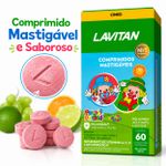 Lavitan Infantil Patati Patatá Sortidos 60 Cpr  Mastigaveis