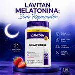 Lavitan Melatonina Mastigável Sabor Morango 150 Comprimidos