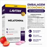 Lavitan Melatonina Mastigável Sabor Morango 150 Comprimidos