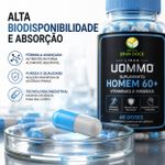 Suplemento Homem 60+ Uommo Vitaminas e Minerais 60 Doses