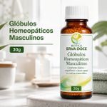 Glóbulos Homeopáticos Masculinos Conforto Diário 30g