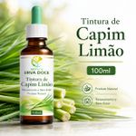 Tintura de Capim Limão  - Relaxamento e Bem-Estar 100ml 
