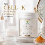 Pads Faciais CELL - K  Kójico e Cúrcuma –50 Pads / 100ml