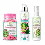 Kit Crescinha Cuidados de Princesa - Leave-in Spray Gomas