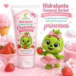 Hidratante Corporal Sorbet Crescinha Morango 120g
