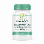Fotoprotetor Oral Polypodium Leucotomos 450mg 60 Doses