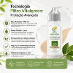 Filtro Solar Fluid com Base FPS 50+ Bege Claríssimo – 30ml