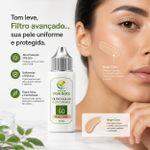 Filtro Solar Fluid com Base FPS 50+ Bege Claro – 30ml