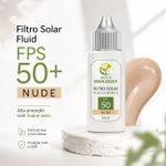 Filtro Solar Fluid com Base FPS 50+ Nude – 30ml