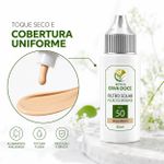 Filtro Solar Fluid com Base FPS 50+ Bege Médio  – 30ml