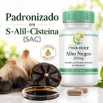 Alho Negro Allyl ABG 250mg – Extrato Padronizado 60 Cápsulas