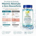 Cobre Quelado Peptídico 120mcg Plus Nutricosmético 60 Doses