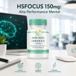 HSFOCUS 150mg – Otimização Cognitiva e Resiliência Celular 60 Doses