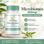 Microbiomex 250mg Flavobiótico Barreira Intestinal 30 Caps
