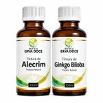 Kit Clareza e Foco  Tinturas Alecrim Ginkgo Biloba