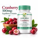 Cranberry 500mg –  Equilíbrio Urinário 60 Doses