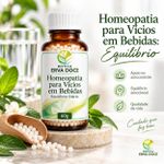 Formula Homeopatica para Parar de Beber 60 gramas