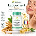 Lipowheat 350mg Fitoceramidas Hidratação da Pele 60Caps