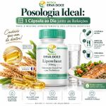 Lipowheat 350mg Fitoceramidas Hidratação da Pele 60Caps