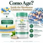 Citicolina 250mg - Suporte para Foco e Energia Mental 60 Doses