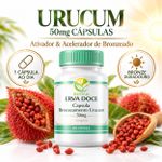 Capsula Bronzeamento Urucum 50mg 60 Doses
