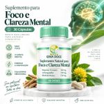Suplemento Natural Foco e Clareza Mental - 30 Capsulas 