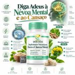 Suplemento Natural Foco e Clareza Mental - 30 Capsulas 