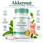  Akkermansia 150mg 30 Cápsulas Suporte Metabólico