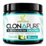 Clonapure -  Revolução Creatina Sabor Limão Pote 90g