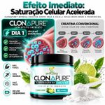 Clonapure -  Revolução Creatina Sabor Limão Pote 90g
