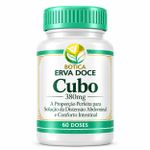 Cubo 380mg Efeito Bloating e Distensão Abdominal 60 Capsulas