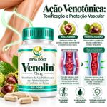 Venolin 75mg Microcirculação e Pernas 60 Capsulas