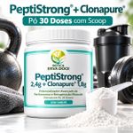 Suplemento com  Peptistrong 2,4g  e  Clonapure 1,8g 30 Doses 