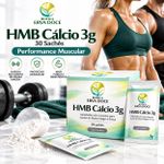 HMB Cálcio 3g –  Ganho de Massa Magra e Força 30 sachês