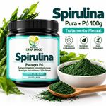 Spirulina Pura em Pó – Superalimento 100 gramas
