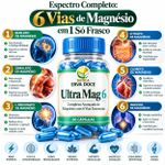 Ultra Mag 6 – Complexo Avançado de Magnesio com 6 Vias 60 caps
