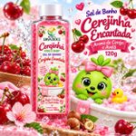 Sal de Banho Infantil 120g Cerejinha Encantada Crescinha Kids